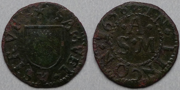 Lincoln, Samuel Astrup 1658 farthing